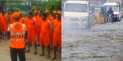 கனமழை எதிரொலி : தயார் நிலையில் வெள்ள மீட்புக்குழு