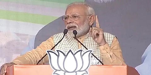 ‘நக்சலிசத்தின் முதுகெலும்பு பாஜக ஆட்சியில் அடித்து நொறுக்கப்பட்டது’ - பிரதமர் மோடி பேச்சு