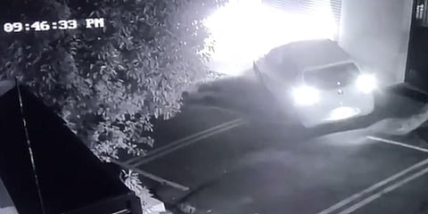 13 வயது சிறுமி ஓட்டிய காரால் விபத்து - சிசிடிவி காட்சிகள்