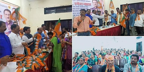 எங்களுக்கு கூட்டணி பிடிக்கவில்லை - பாஜகவில் இணைந்த 400 சிவசேனா தொண்டர்கள்!