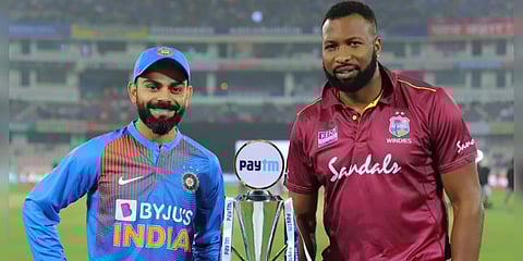 டாஸ் வென்றது வெஸ்ட் இண்டீஸ் : இந்திய அணி முதல் பேட்டிங்