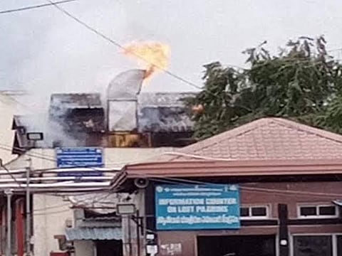 திருமலை திருப்பதியில் திடீர் தீ விபத்து