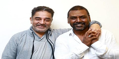 கடும் சர்ச்சைக்குள்ளான பேச்சு - கமலை நேரில் சந்தித்து சமாதானம் ஆன லாரன்ஸ்