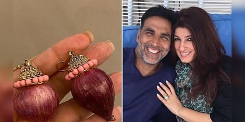 அழகான இரு வெங்காயத் தோடுகள் - மனைவிக்கு அக்ஷய் குமார் தந்த விநோத பரிசு