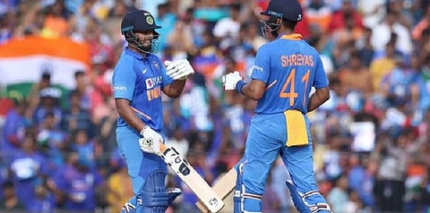 அசத்திய ரிஷப், ஸ்ரேயாஸ் ஜோடி - இந்திய அணி 287 ரன் குவிப்பு