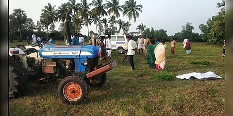 தந்தை மீது டிராக்டரை ஏற்றி கொன்ற மகன்..!