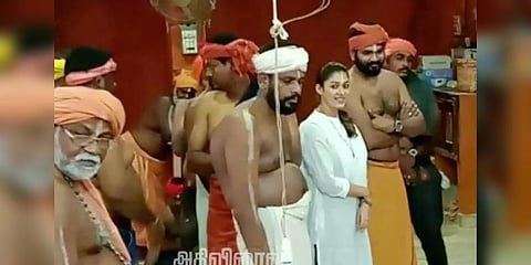 சாமிதோப்பு கோயிலில் நயன்தாரா தரிசனம்..!