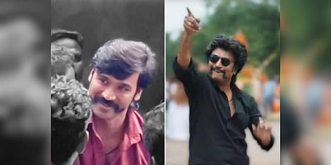 ‘பேட்ட’ ரஜினிகாந்த் கெட்அப்பில் நடிகர் தனுஷ் - கசிந்தது ‘டி40’ வீடியோ