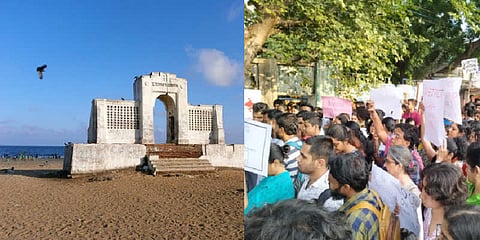 போராட்டம் நடக்கப்போவதாக பரவிய தகவல் - பெசன்ட் நகர் பீச்சில் மக்களுக்கு அனுமதி மறுப்பு
