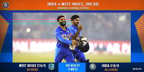 மூன்றாவது போட்டியிலும் வெற்றி ! தொடரை வென்றது இந்தியா