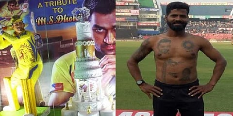 6 அடி உயரத்தில் "தோனி" கேக் - 16 இடங்களில் விராட் கோலி குறித்து டாட்டூ போட்ட ரசிகர்..!