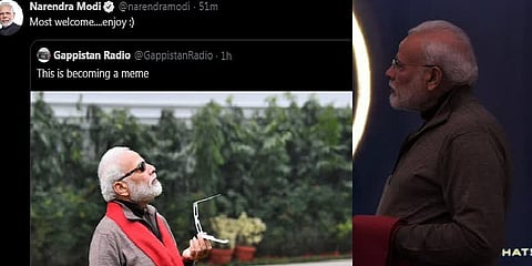 ‘உங்கள் புகைப்படம் மீமாக மாறுகிறது’ - கிண்டலுக்கு பதிலளித்த மோடி..!