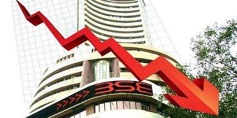 சரிவுடன் நிறைவடைந்த இந்திய பங்குச் சந்தைகள்