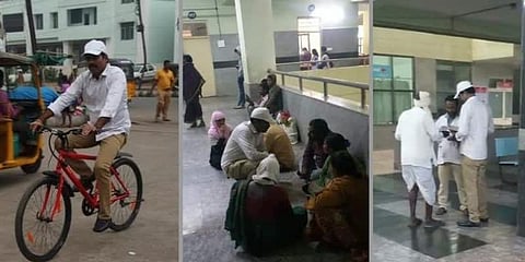 அரசு மருத்துவமனைக்கு சைக்கிளில் சென்று திடீர் விசிட் அடித்த மாவட்ட ஆட்சியர்!