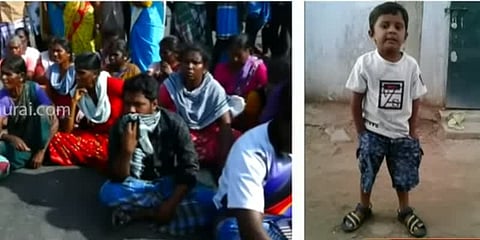 கோவில்பட்டி அருகே 6 வயது சிறுவன் கொலை: புதர்பகுதியில் உடல் மீட்பு