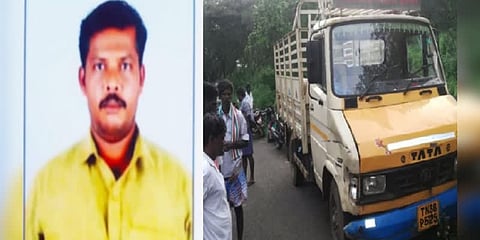 பைக்கில் சென்ற நாம் தமிழர் வேட்பாளர் - லாரி மோதிய விபத்தில் உயிரிழப்பு