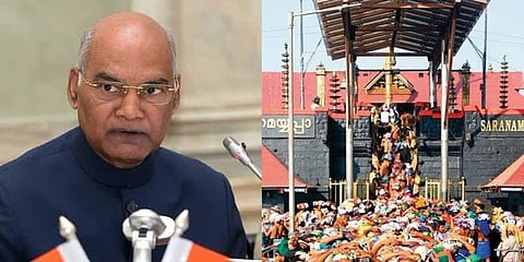 "ஹெலிகாப்டர் இறங்குவதில் சிக்கல்" குடியரசுத் தலைவரின் சபரிமலை வருகை ரத்து !