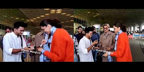 இரவு முழுவதும் விமான நிலையத்தில் காத்திருந்து தீபிகாவுக்கு பிறந்தநாள் கேக் வெட்டிய ரசிகர்!