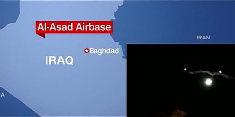 அமெரிக்க படைகள் மீது ஏவுகணை தாக்குதல் - சுலைமானி கொலைக்கு பதிலடி