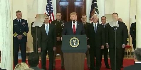 “ஈரானின் செயல்களை சகிக்க முடியாது”- அமெரிக்க அதிபர் ட்ரம்ப் பேட்டி