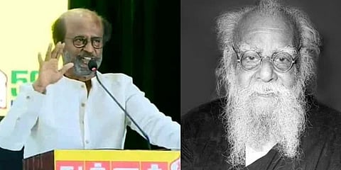 ‘பொய்யான தகவல்களை பரப்புகிறார்’ - ரஜினி மீது திராவிடர் விடுதலை கழகத்தினர் போலீசில் புகார்