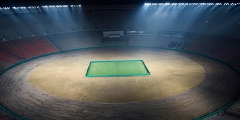 இதுதான் உலகிலேயே பெரிய கிரிக்கெட் மைதானம் - ஐசிசி வெளியிட்ட புகைப்படம்!