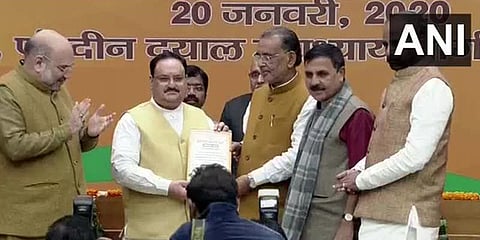 பாஜக தேசிய தலைவராக ஜெ.பி.நட்டா தேர்வு