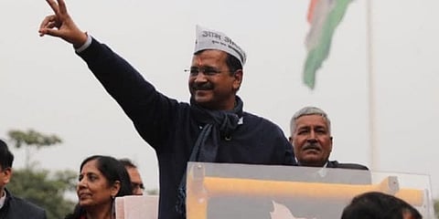 சாலை பேரணியால் காலதாமதம்: கெஜ்ரிவால் வேட்புமனு தாக்கல் செய்யவில்லை..!