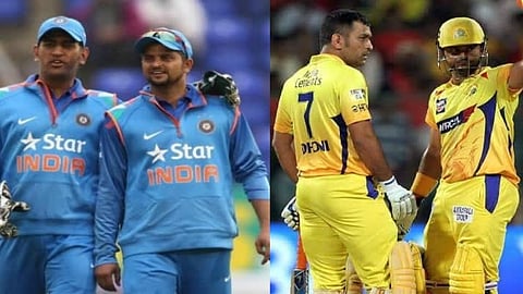 Dhoni and Raina