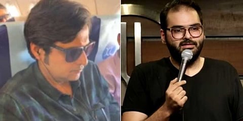 பத்திரிகையாளர் அர்னாப் கோஸ்வாமியை தரக்குறைவாக பேசியவருக்கு விமானத்தில் பறக்க தடை