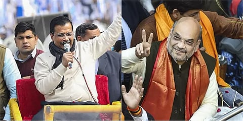 அனல் பறந்த தேர்தல் பரப்புரை.. தலைநகர் யாருக்கு? - டெல்லியில் நாளை சட்டசபை தேர்தல்