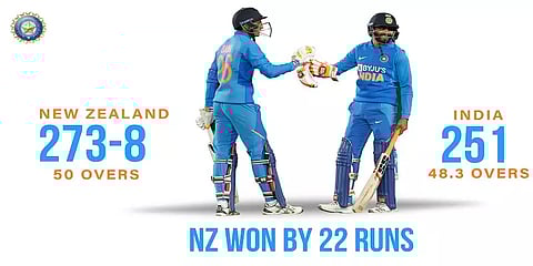 பேட்டிங்கில் சொதப்பிய இந்தியா: தொடரை வென்ற நியூசிலாந்து!