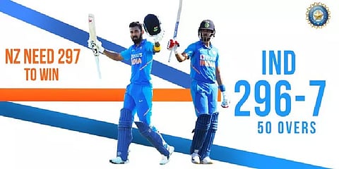 கைகொடுத்த ராகுல்- ஸ்ரேயாஸ் ஐயர்: இந்தியா 296 ரன்கள் குவிப்பு!