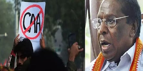 சிஏஏவுக்கு எதிராகப் புதுச்சேரி சட்டப்பேரவையில் தீர்மானம் நிறைவேற்றம்