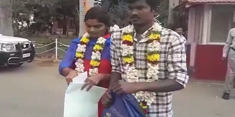 ‘கலப்பு திருமணத்தால் கொலை மிரட்டல்.. போலீசில் தஞ்சம்’ வாழ்க்கையை தேடும் காதல் ஜோடி