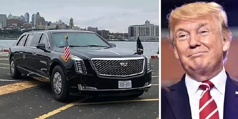 ட்ரம்ப் பயன்படுத்தும் குண்டு துளைக்காத ‘காடிலாக் ஒன்’ கார் : இத்தனை வசதிகளா?