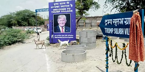 “தண்ணீர் வேண்டும்” - அமெரிக்க அதிபர் ட்ரம்ப்புக்கு ஹரியானா கிராம மக்கள் கோரிக்கை