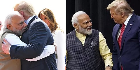 ‘அன்று ஹவுடி மோடி.. இன்று நமஸ்தே ட்ரம்ப்’ - திரும்பிய வரலாறு