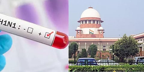 உச்சநீதிமன்ற நீதிபதிகள் 6 பேருக்கு பன்றிக் காய்ச்சல்!