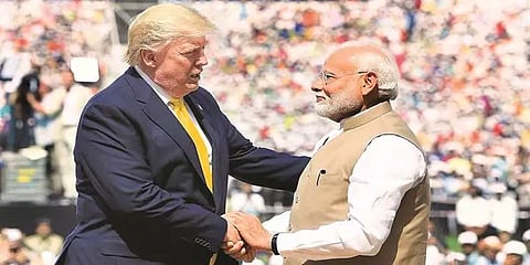 “இந்திய மக்கள் மோடியை அதிகம் நேசிக்கின்றனர்” - ட்ரம்ப்