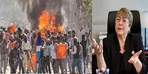 டெல்லி வன்முறை குறித்து ஐ.நா. மனித உரிமை ஆணையம் கவலை