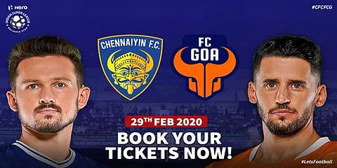 ஐஎஸ்எல் அரையிறுதி: சென்னை - கோவா நாளை மோதல்