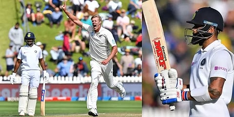 ஜேமிசனின் மிரட்டல் பந்துவீச்சில் வீழ்ந்த இந்திய பேட்ஸ்மேன்கள்: மீண்டும் பரிதாபம்..!