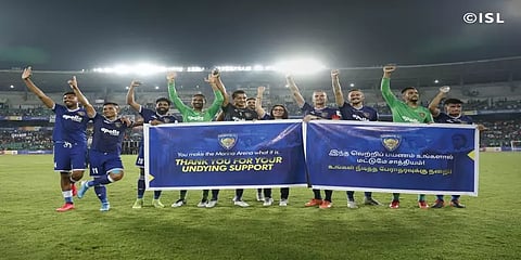 ஐஎஸ்எல் கால்பந்து: முதல் அரையிறுதியில் கோவாவை பந்தாடிய சென்னை