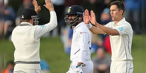 நியூசிலாந்துக்கு எதிரான 2-வது டெஸ்ட் : பரிதாப நிலையில் இந்திய அணி