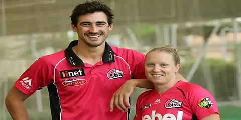 மனைவியின் ஆட்டத்தை ரசிக்க பறந்த மிட்சல் ஸ்டார்க்