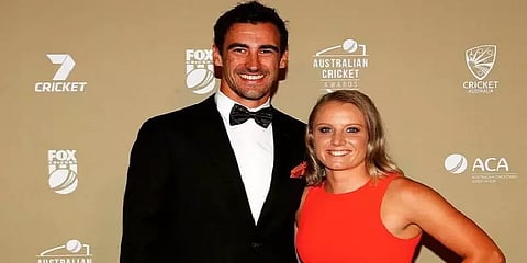 ஓடி வந்து மனைவியை உற்சாகமூட்டிய ஸ்டார்க்: அதிரடி காட்டிய ஹீலி