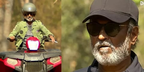 உற்சாகத்துடன் காட்டில் பயணிக்கும் ரஜினி - பியர் கிரில்ஸ் வெளியிட்ட வீடியோ!