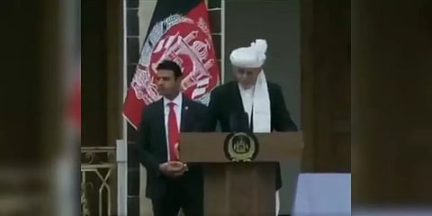 ஆப்கான் அதிபர் பதவியேற்பில் இரு தலைவர்களிடையே போட்டி - விழாவில் குண்டு வெடிப்பு