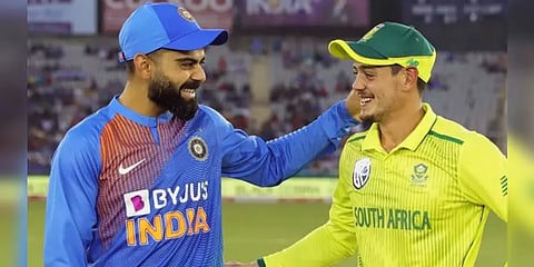 இந்தியா - தென் ஆப்பிரிக்கா அணிகளுக்கு இடையிலான ஒருநாள் போட்டிகள் ரத்து !